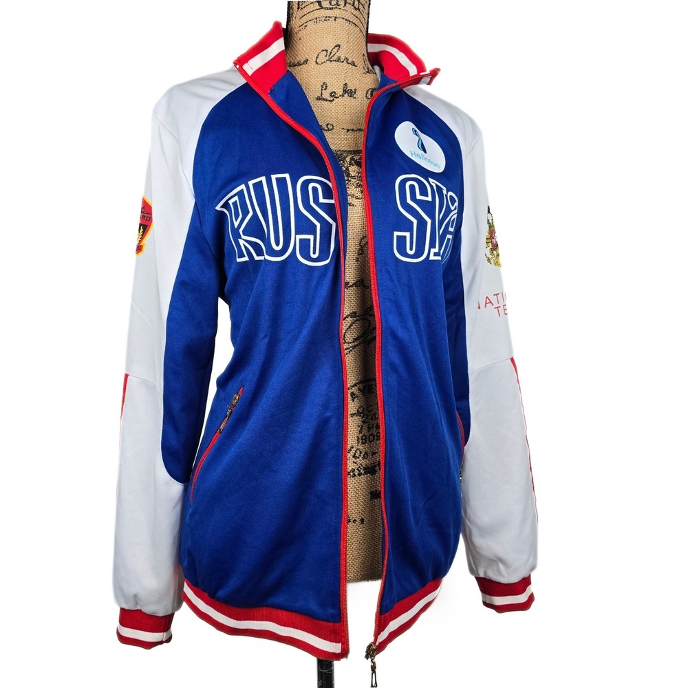 Forward National Team Russia Track Jacket Blue White Red Full Zip Unisex 2XL